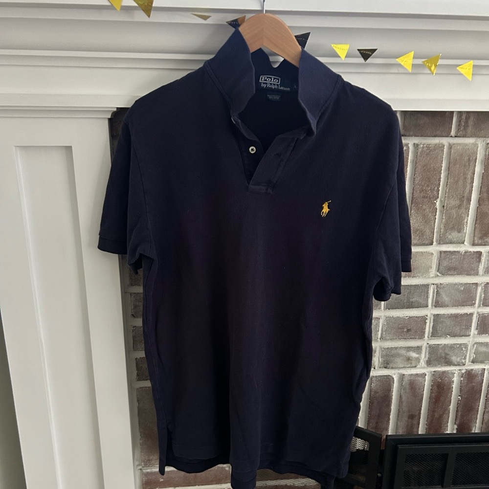 Men’s Navy Blue Ralph Lauren Polo Size L